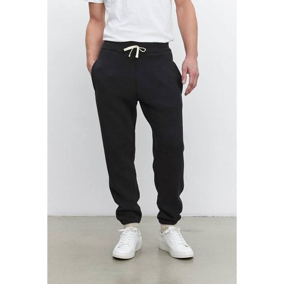 Velvet by Graham & Spencer Mens Kenji Sweatpants in Black L - Picture 1 of 4